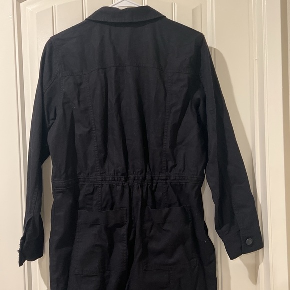 NWOT Universal Thread Women's Black Long Sleeve Button-Front Coveralls Size 10 - Picture 8 of 9